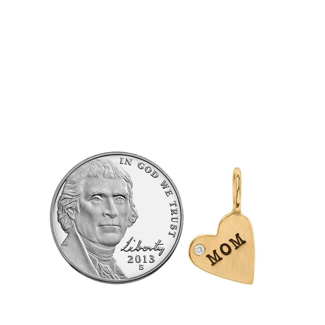 HEATHER B. MOORE MOM HEART CHARM