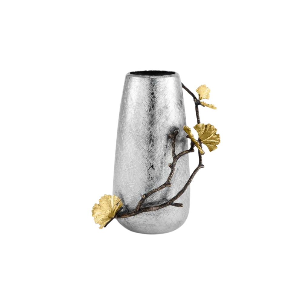 MICHAEL ARAM BUTTERFLY GINKGO VASE - SMALL