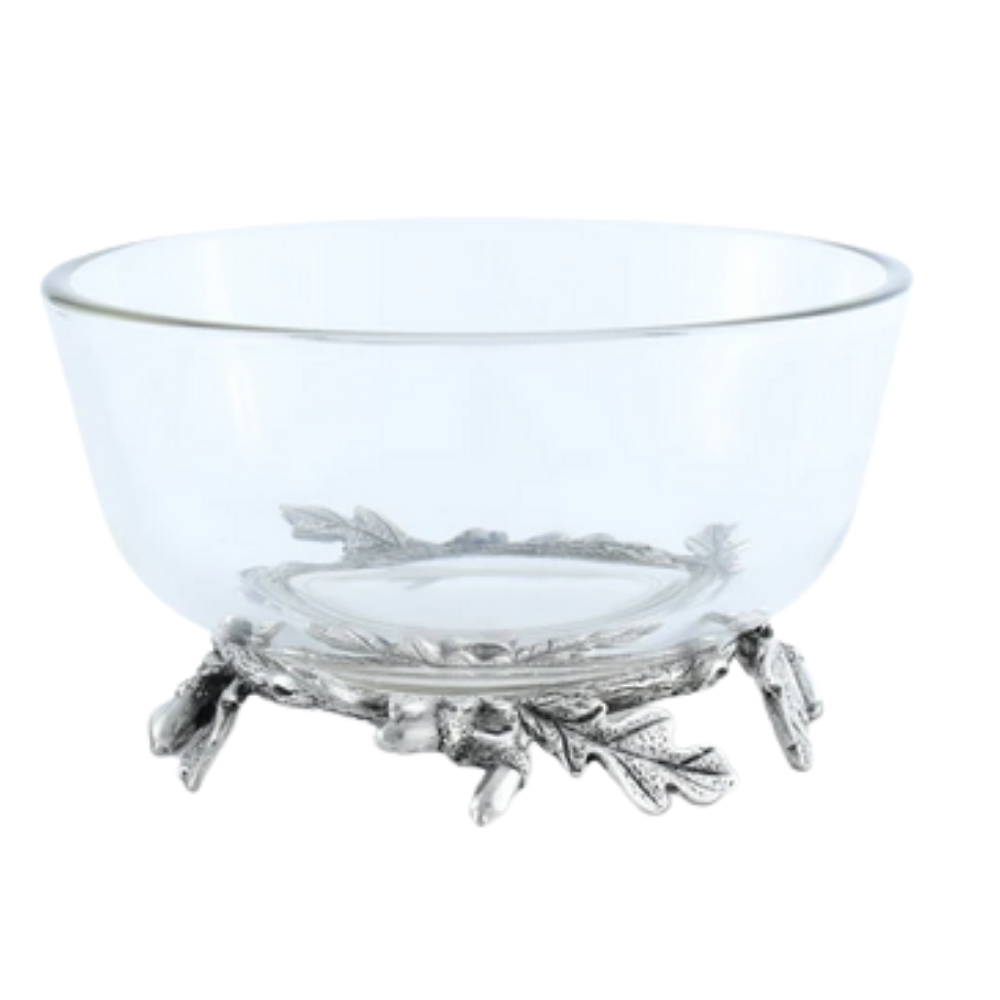 VAGABOND HOUSE ACORN LEAF DIP BOWL