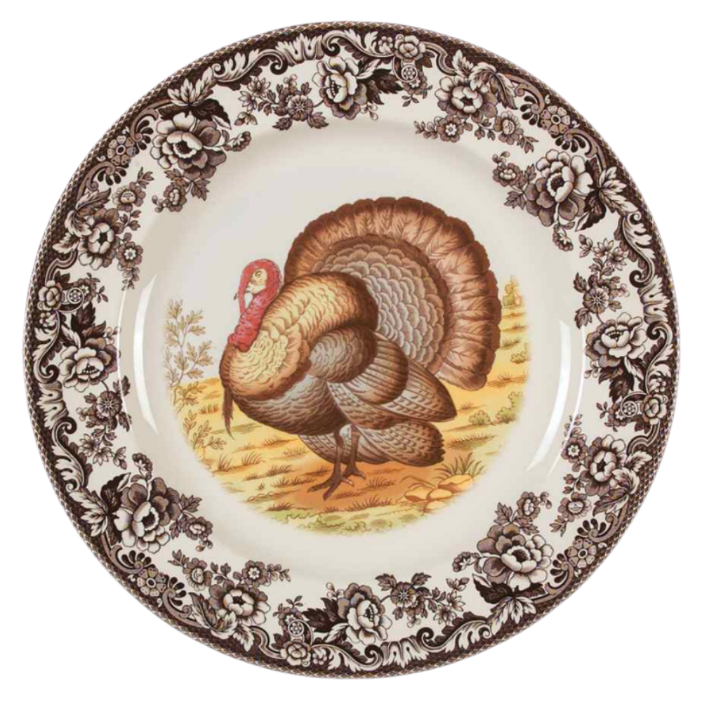 SPODE WOODLAND TURKEY DINNER PLATE