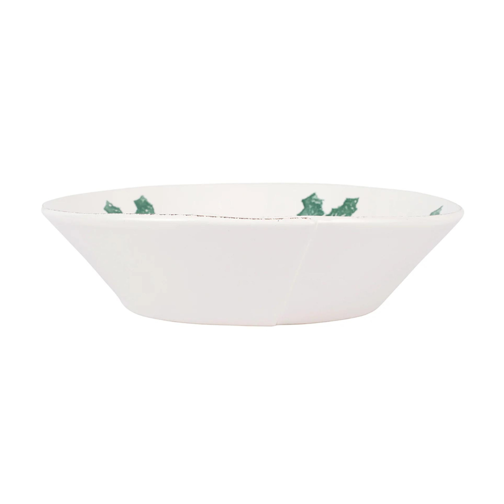VIETRI Lastra Evergreen Large Shallow Serving Bowl