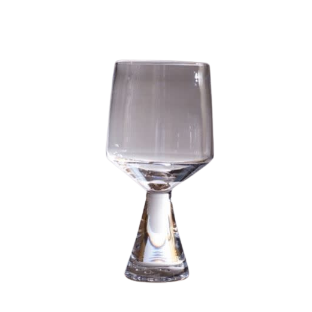 SIMON PEARCE Geo Medium Footed Glass Last Item