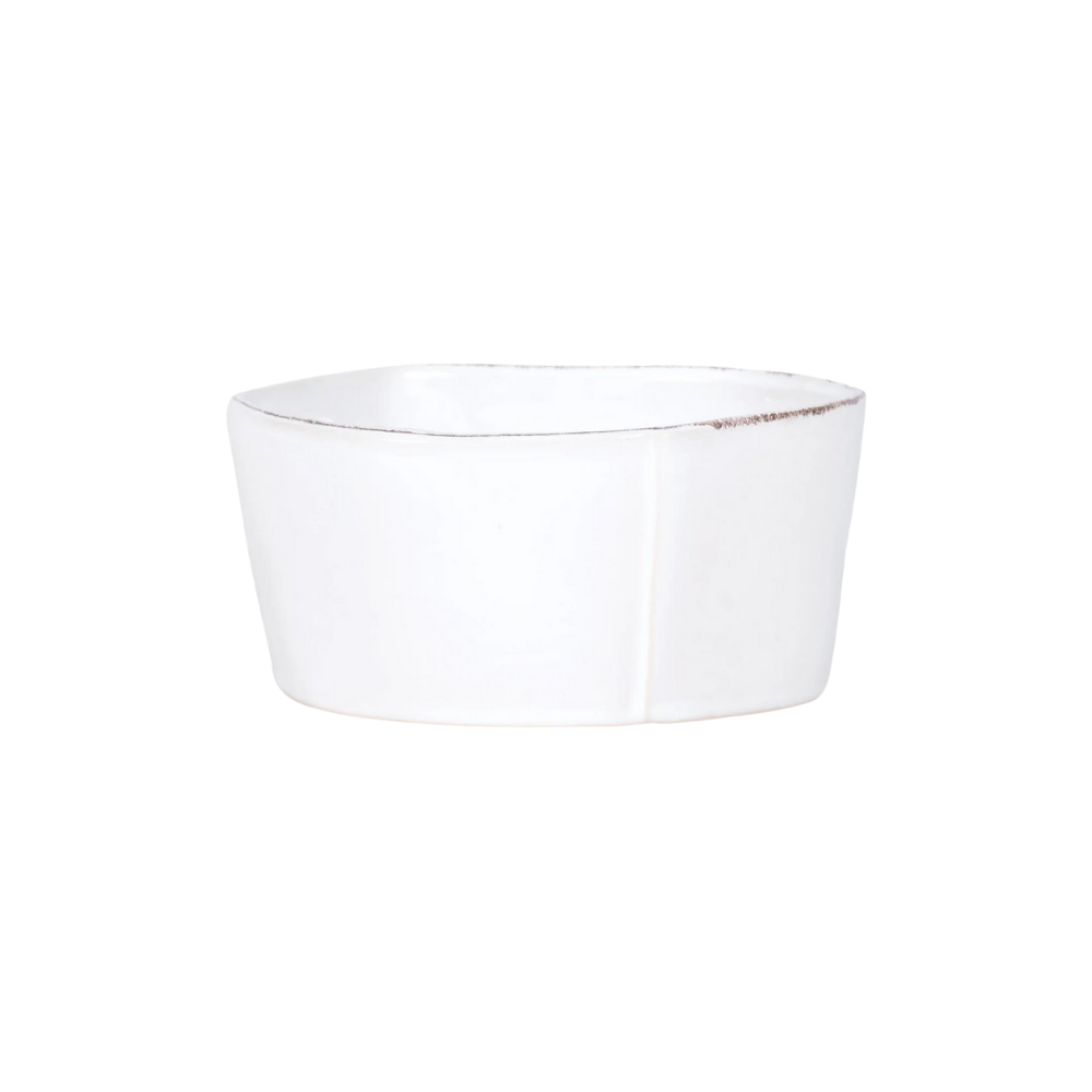 VIETRI LASTRA WHITE MEDIUM SERVING BOWL