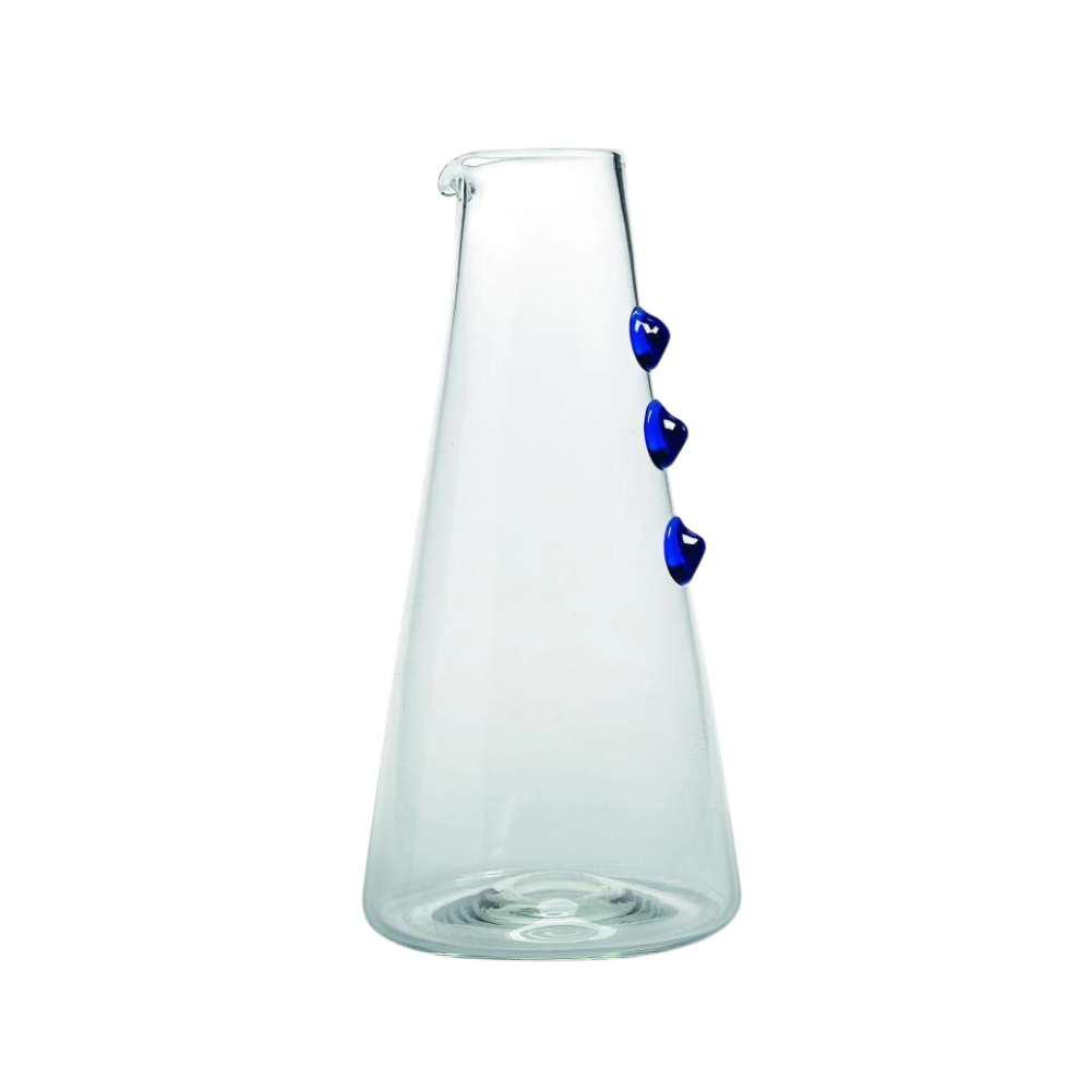 ZAFFERANO AMERICA Petoni Carafe With Blue Dot