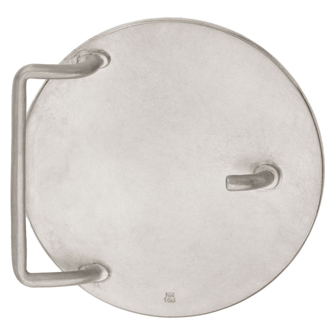 HEATHER B. MOORE Tetons Sterling Silver Bench Mark Belt Buckle