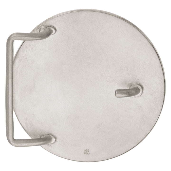 HEATHER B. MOORE Tetons Sterling Silver Bench Mark Belt Buckle