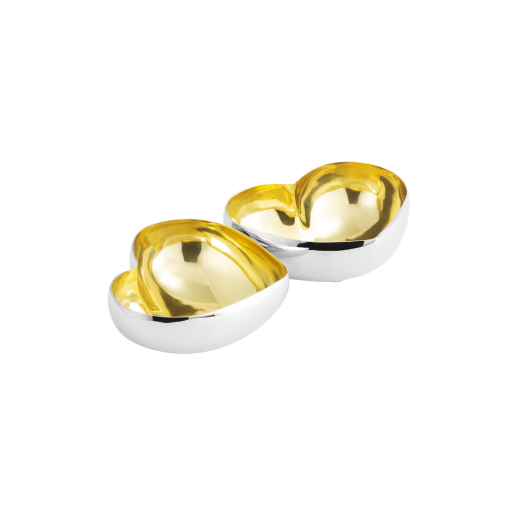 MICHAEL ARAM Double Gold Heart Dish