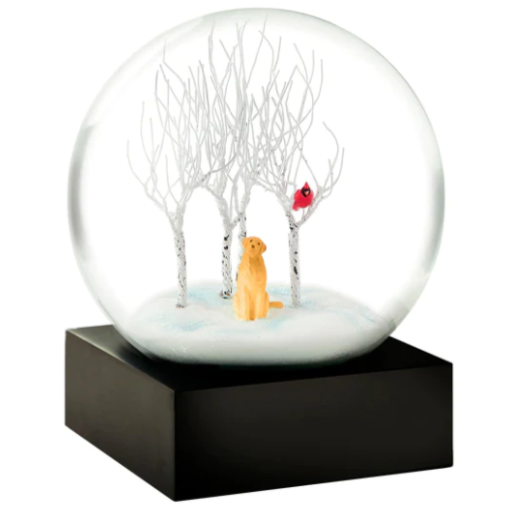 COOLSNOWGLOBES LAB IN THE WOODS SNOW GLOBE
