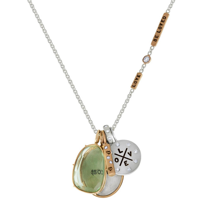 HEATHER B. MOORE 2MM SILVER LOVE BE LOVED CHAIN