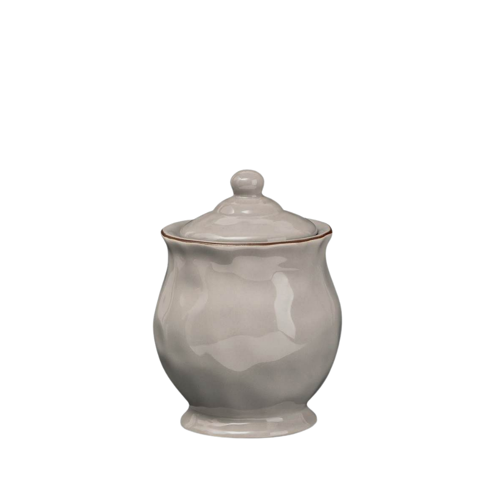 SKYROS Cantaria Greige Covered Sugar Bowl