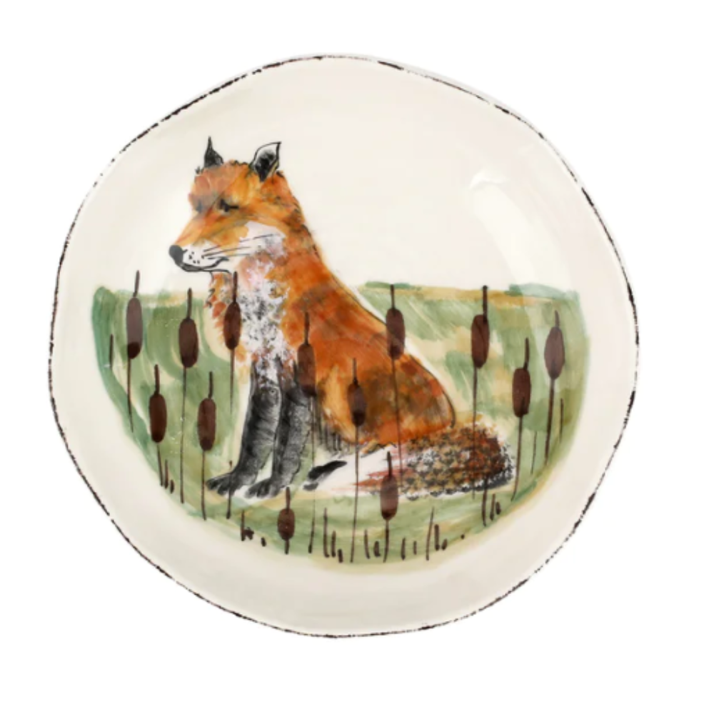 VIETRI WILDLIFE FOX PASTA BOWL