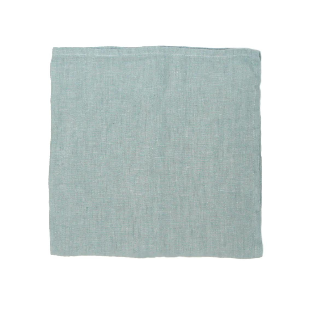 DEBORAH RHODES WASHED LINEN NAPKIN - AQUA