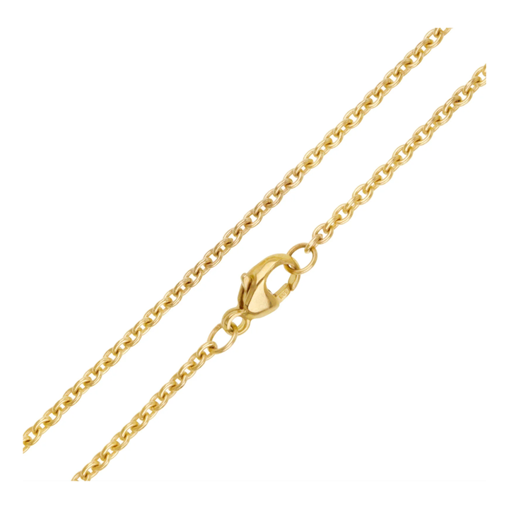 HEATHER B. MOORE 14K Solid Gold 2MM Gold Cable Chain - 24"