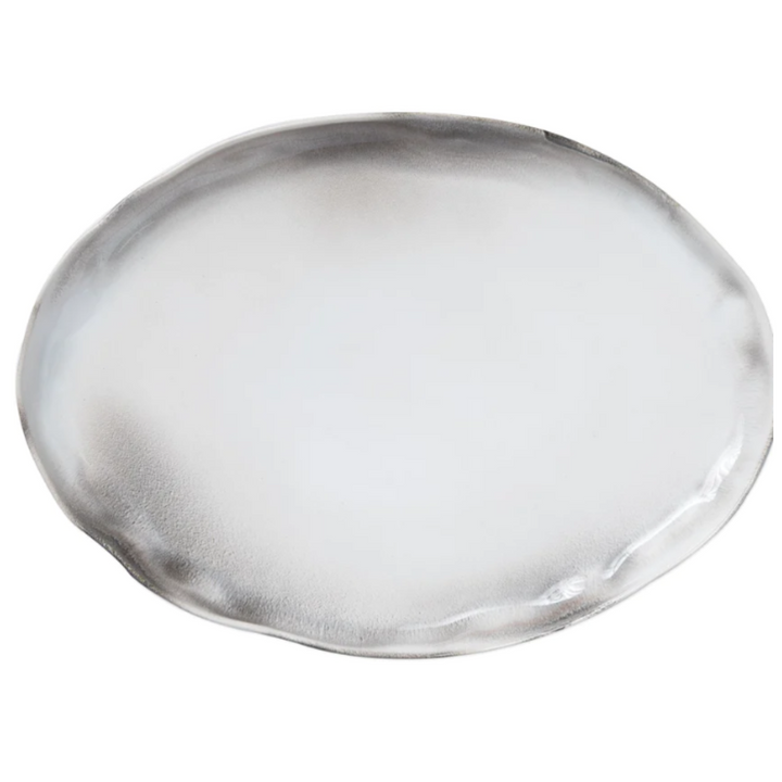 VIETRI AURORA ASH LARGE OVAL PLATTER