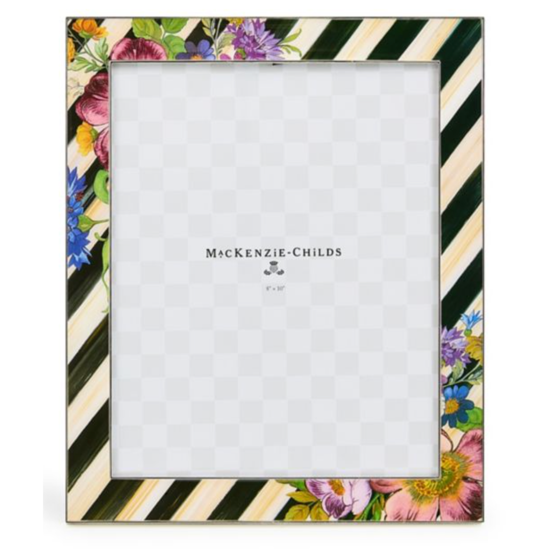 MACKENZIE CHILDS Flower Market Silver Plated 8" X 10" Frame Default Title