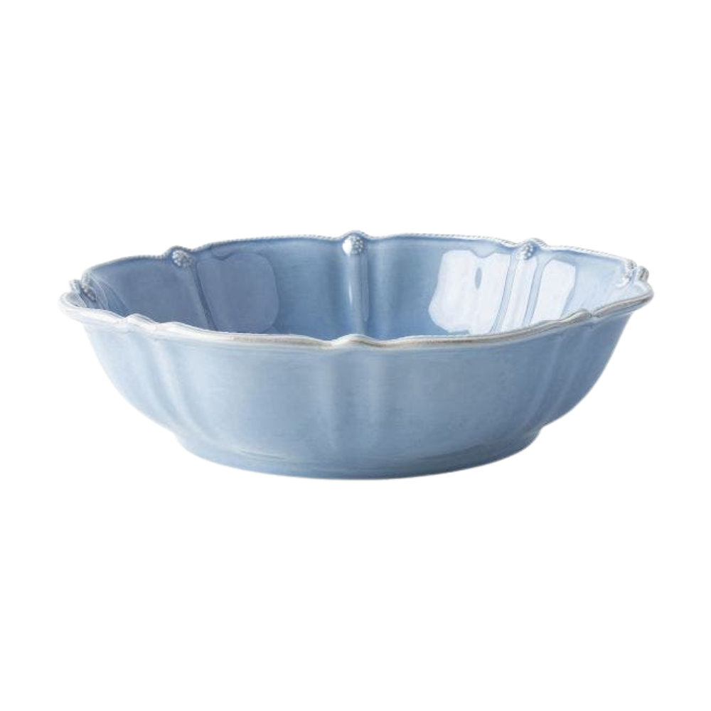 JULISKA BERRY AND THREAD CHAMBRAY SERVING BOWL