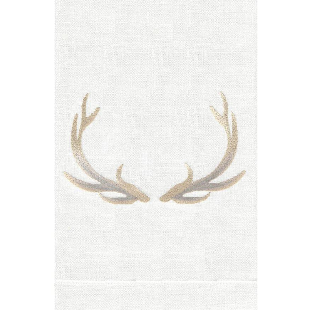 ANALI ELK LINEN GUEST NATURAL ON WHITE