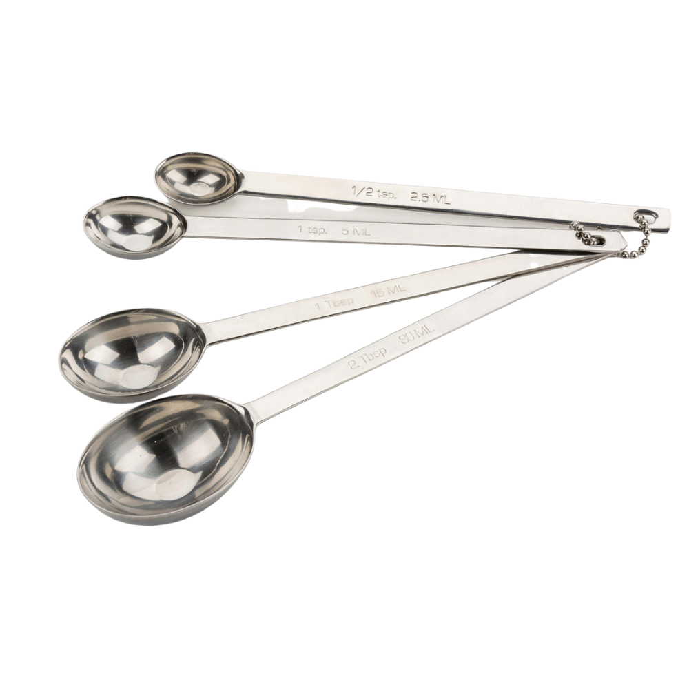 RSVP LONG HANDLE MEASURING SPOON SET4