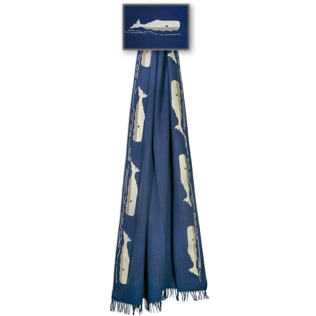 CHANDLER 4 CORNERS Whale Pod Wool Blanket