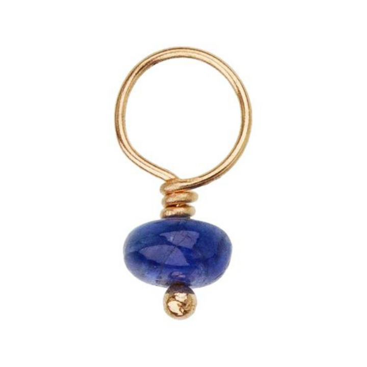 HEATHER B. MOORE Wired Blue Sapphire Charm