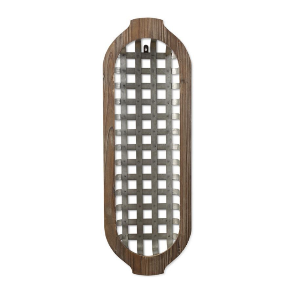K&K INTERIORS LARGE OVAL NESTING TRAY