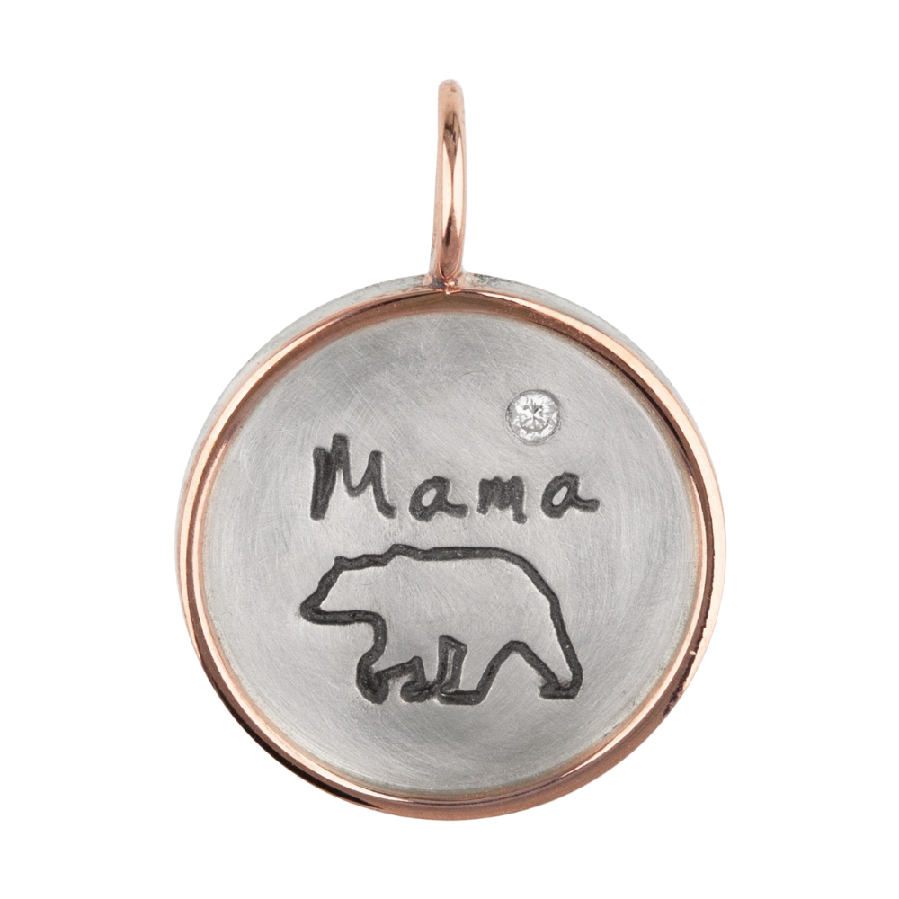 HEATHER B. MOORE Mama Bear Round Charm