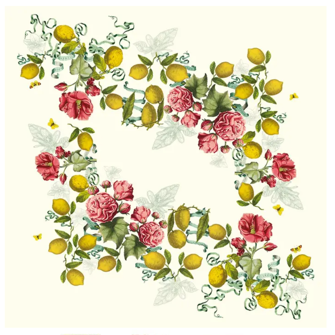 GARNIER THIEBAUT Citrons De Menton Romance Tablecloth Default Title