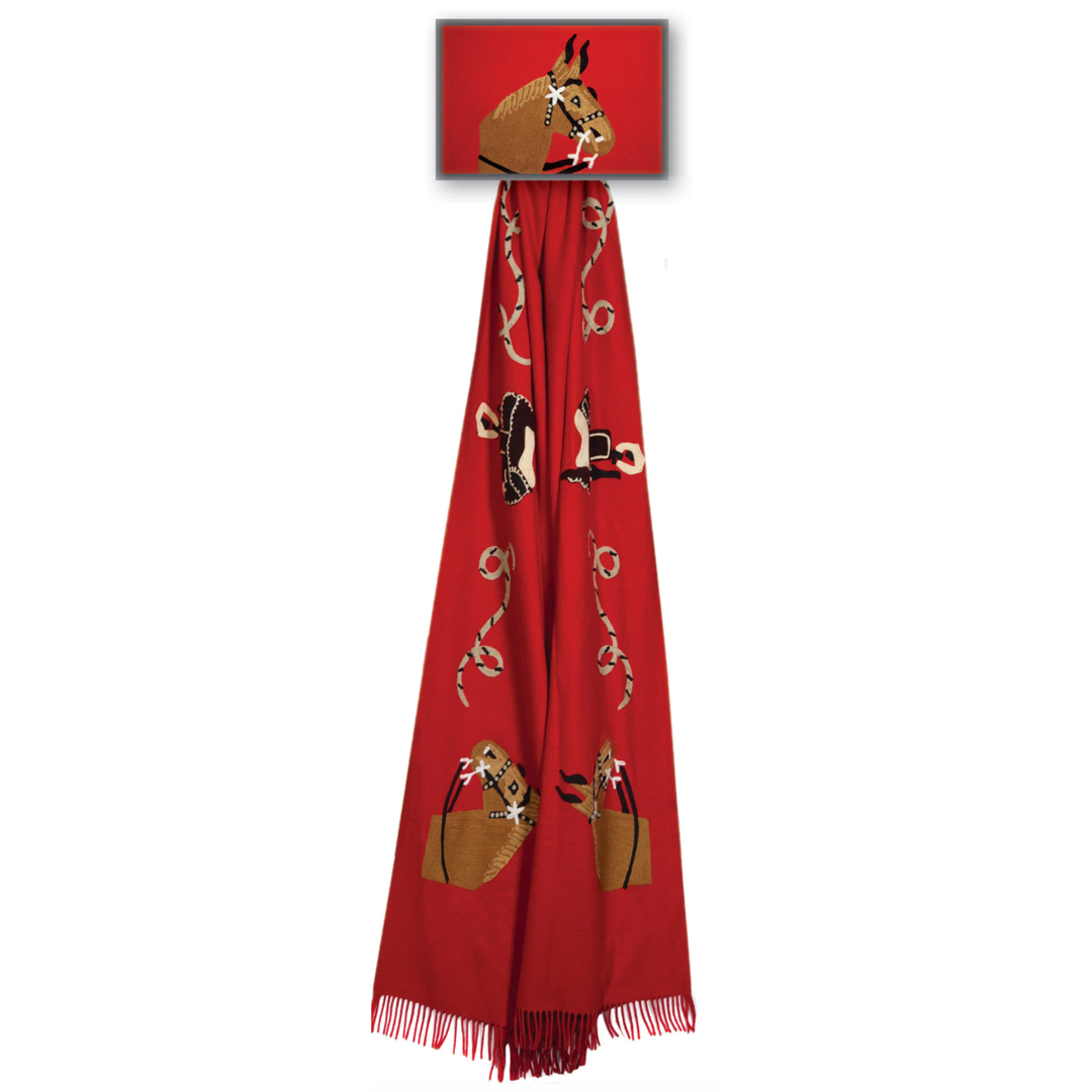 CHANDLER 4 CORNERS Western Wool Throw Blanket