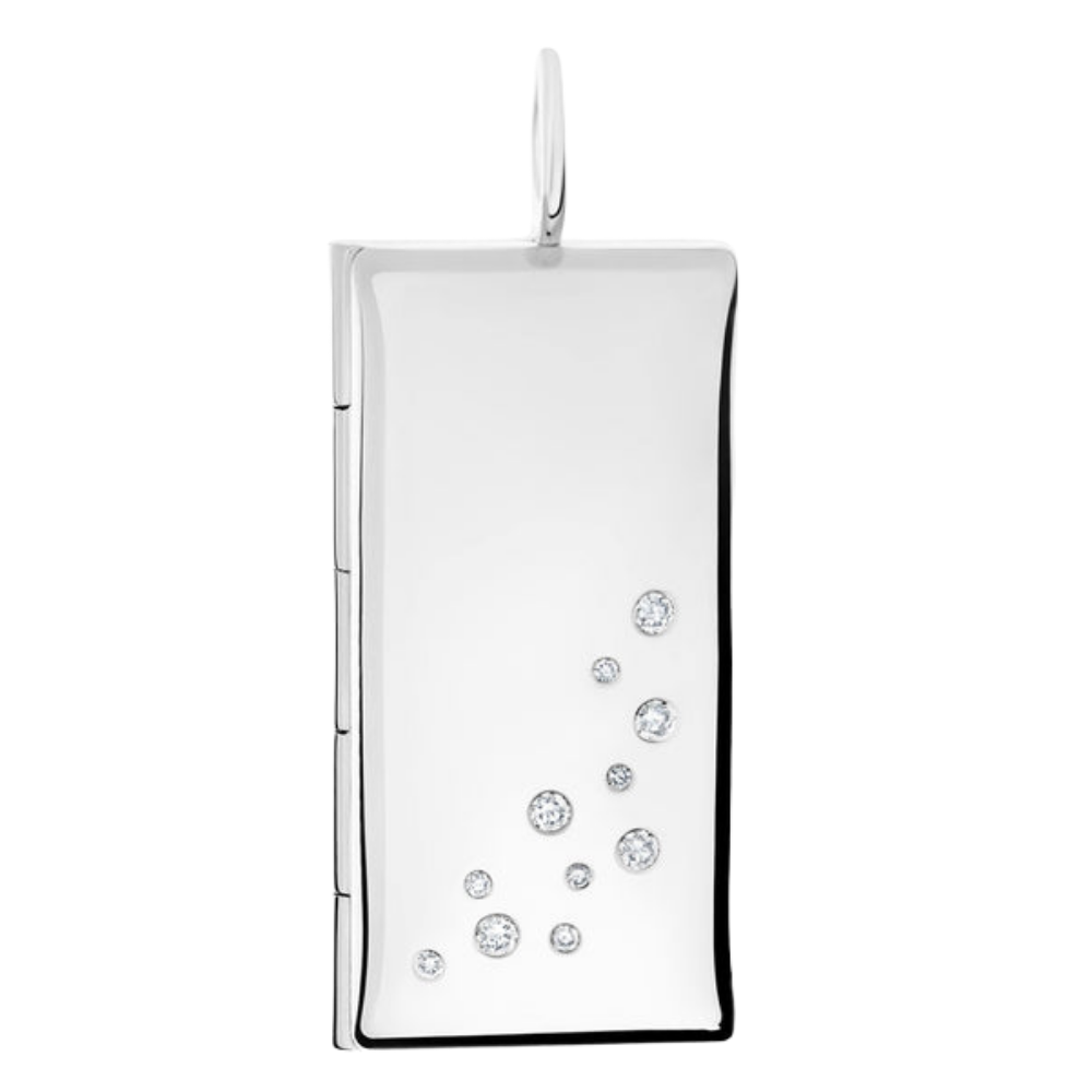 HEATHER B. MOORE STERLING SILVER LOCKET