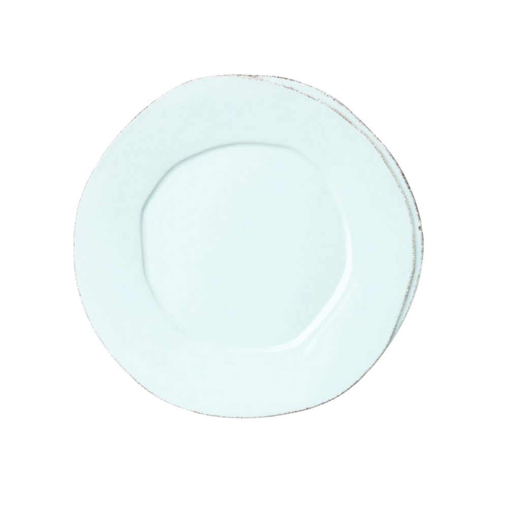 VIETRI LASTRA AQUA SALAD PLATE