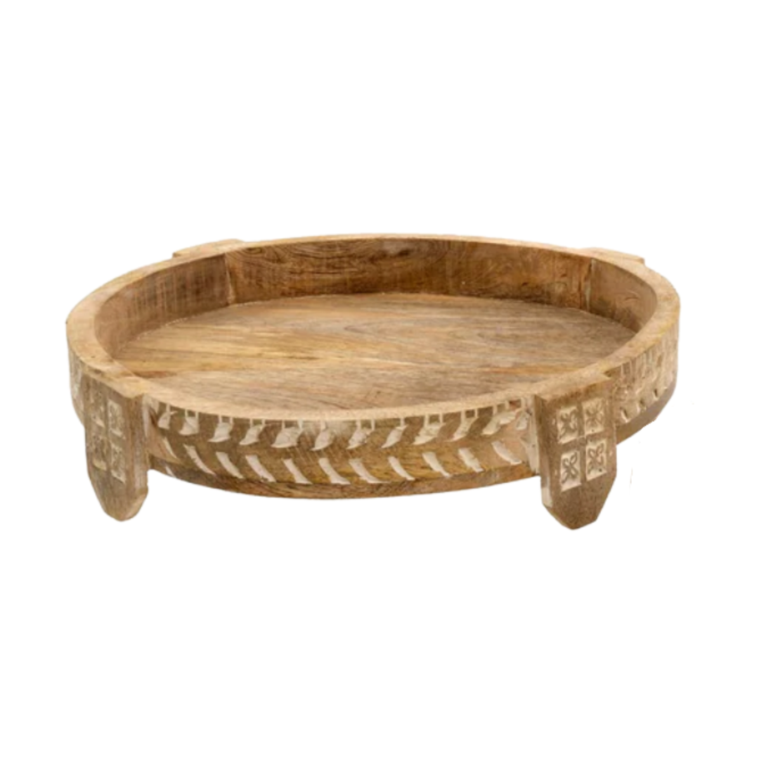 INDABA Carved Chakki Small Tray Default Title