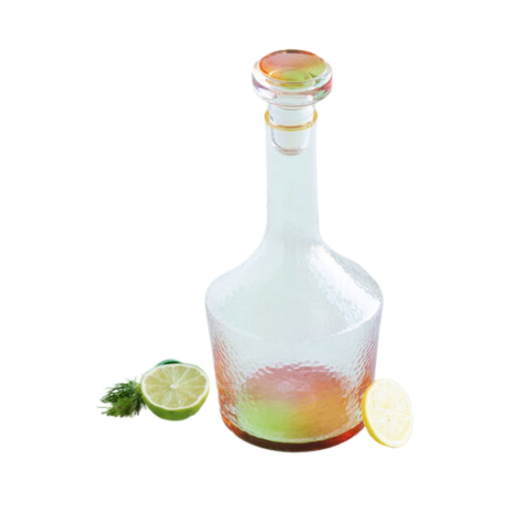 180 DEGREES COLORFUL BOTTOM COCKTAIL DECANTER