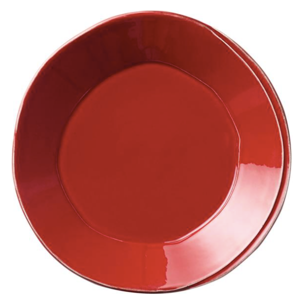 VIETRI VIETRI LASTRA RED EUROPEAN DINNER