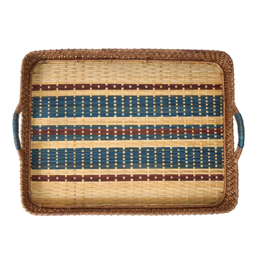 Danish Strip Navy Tray