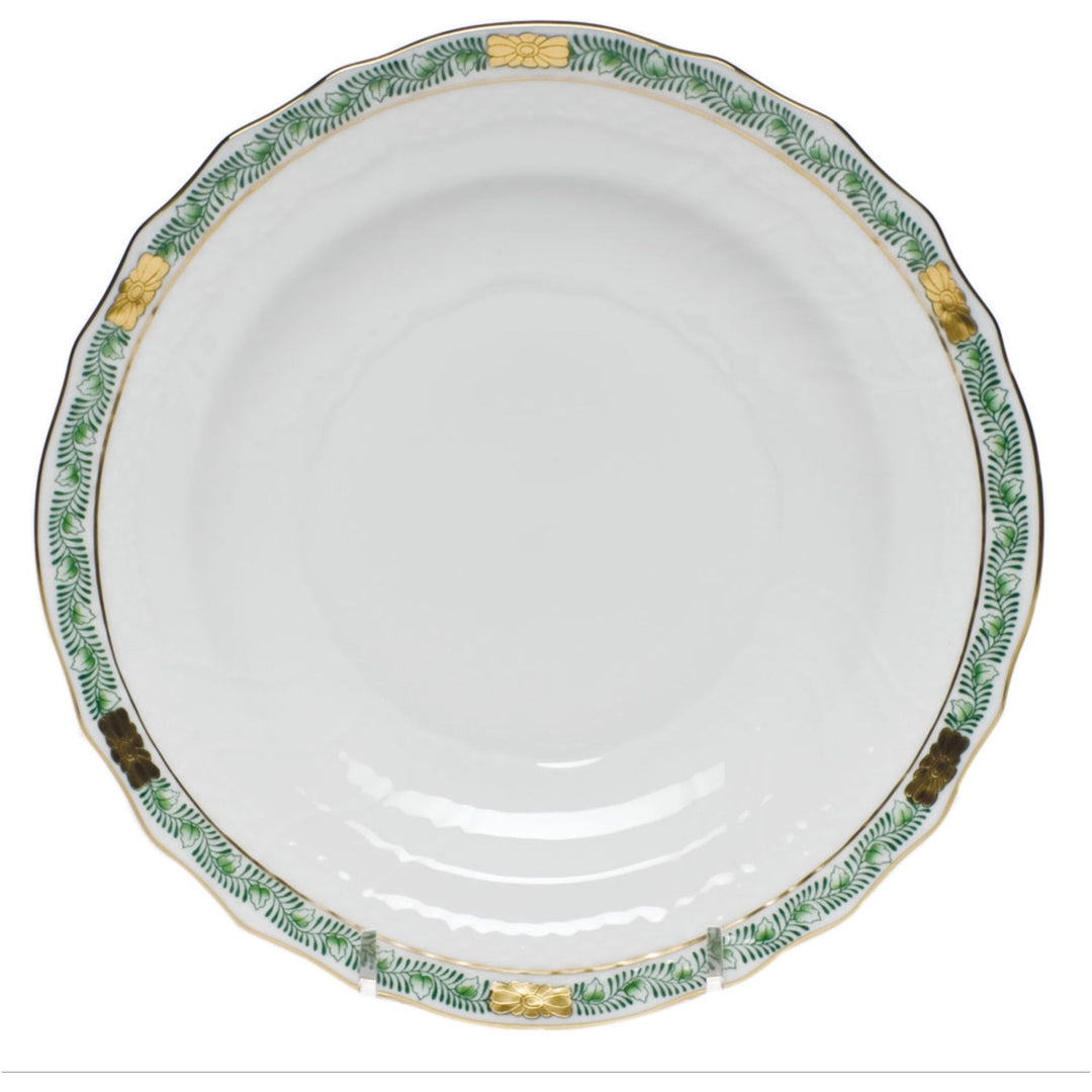 HEREND Chinese Garland Green Salad Plate