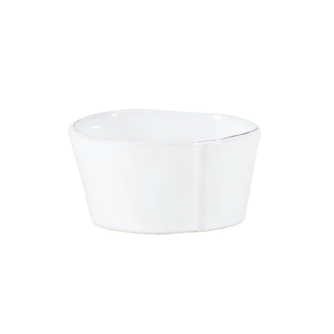 VIETRI Lastra White Condiment Bowl Default Title
