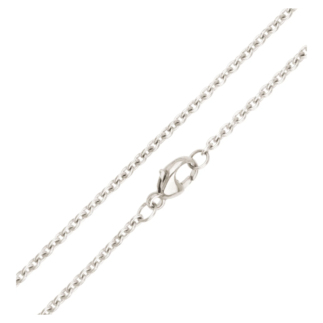 HEATHER B. MOORE 2MM Silver 20" Chain Default Title