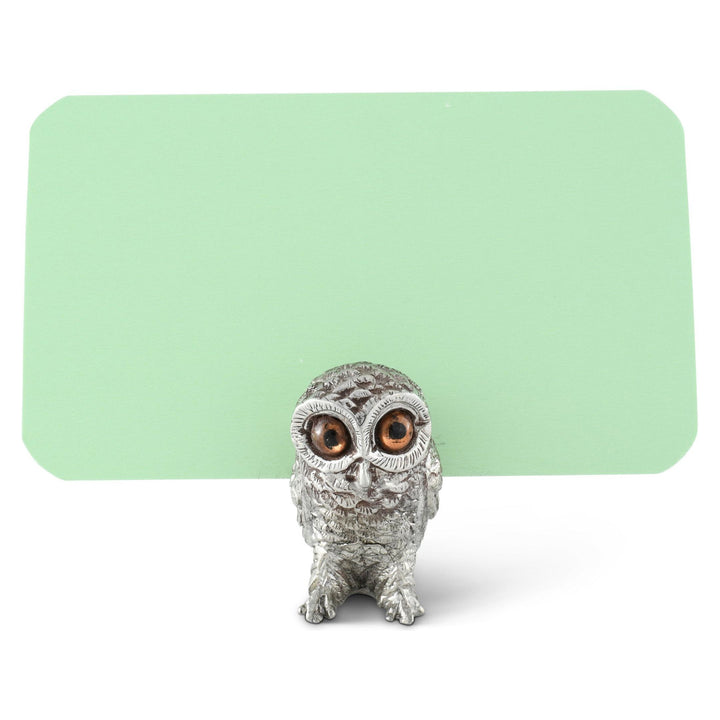 VAGABOND HOUSE Owl Placecared Holder