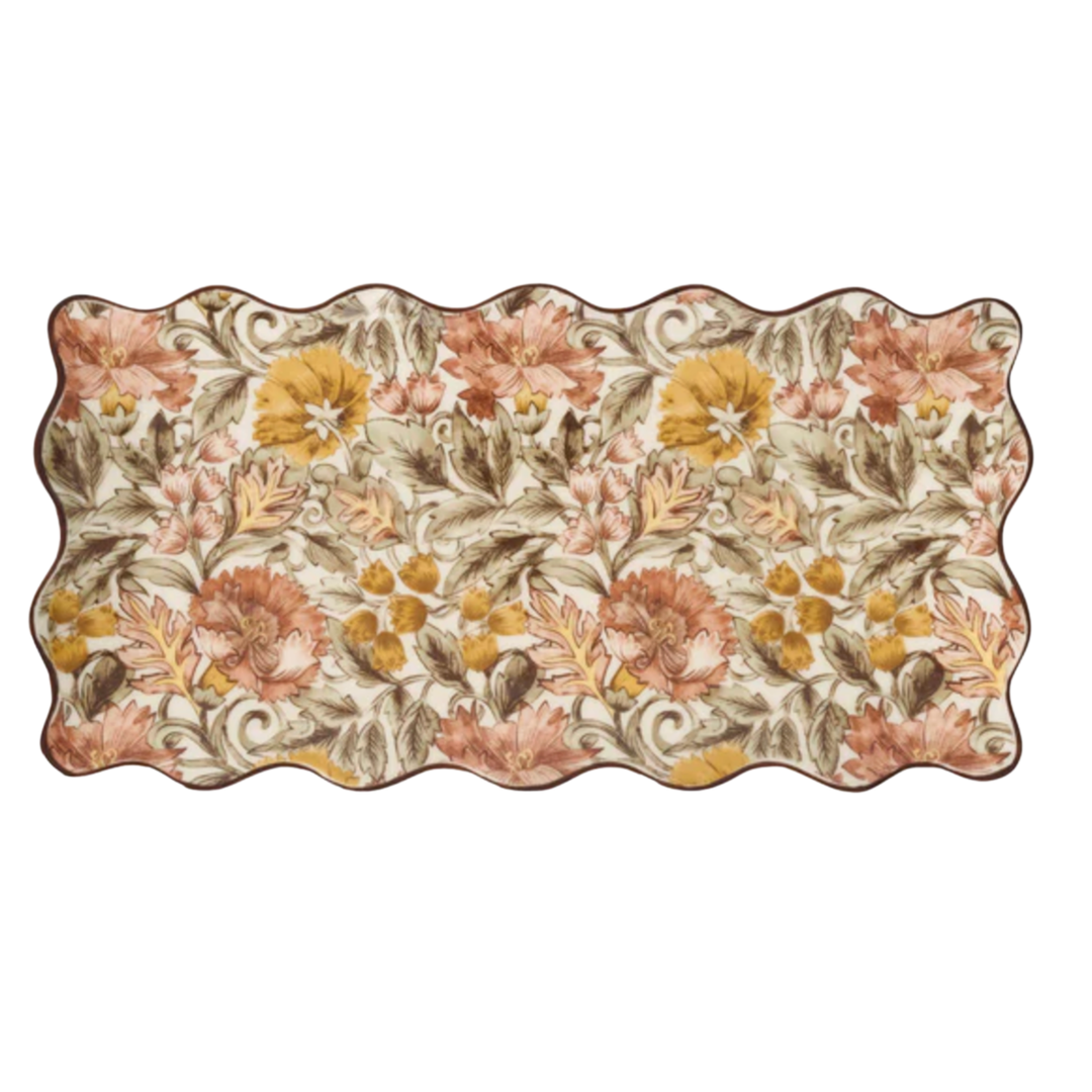 JULISKA JULISKA WILLA AMBER HOSTESS TRAY 14" Default Title