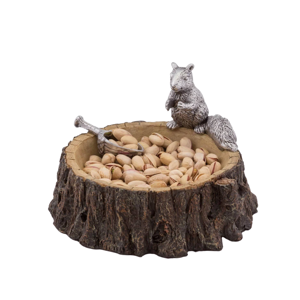 ARTHUR COURT Standing Squirrel Nut Bowl Default Title