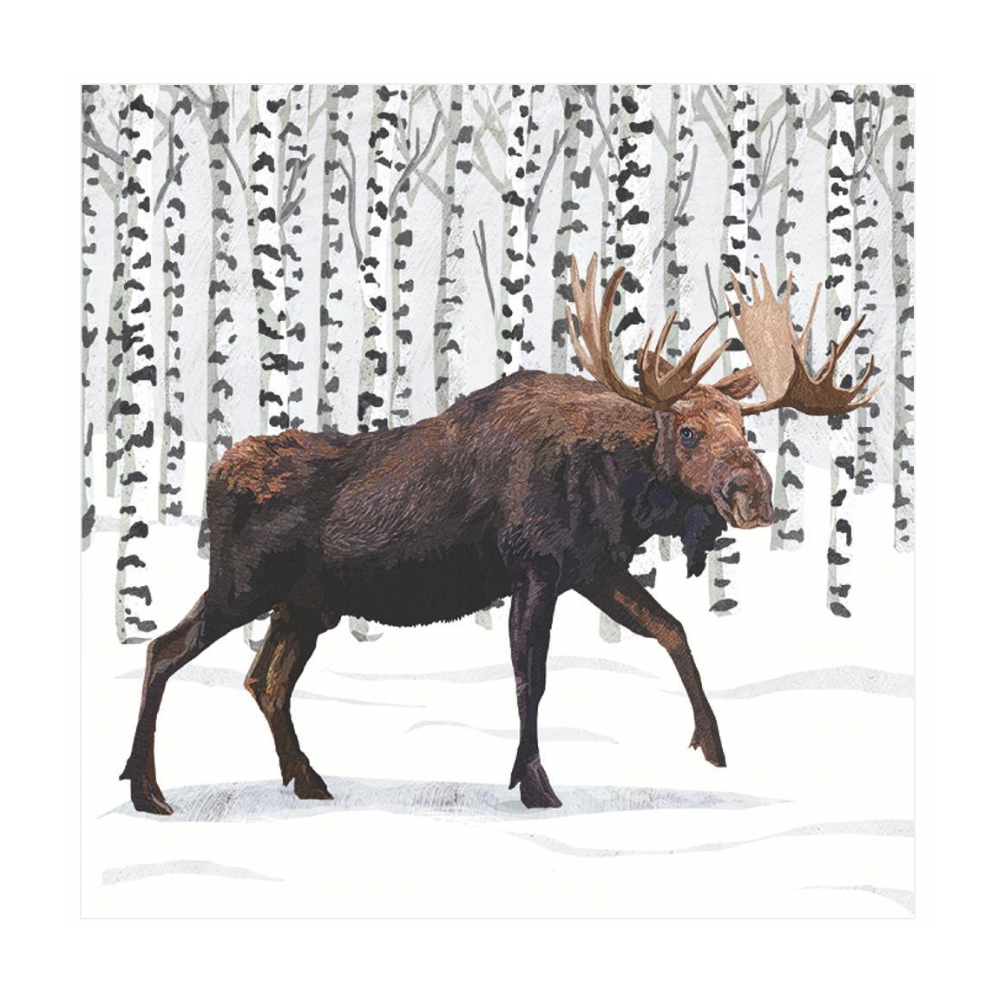 PAPERPRODUCTS PAPERPRODUCTS WILDERNESS MOOSE PAPER LUNCH NAPKINS