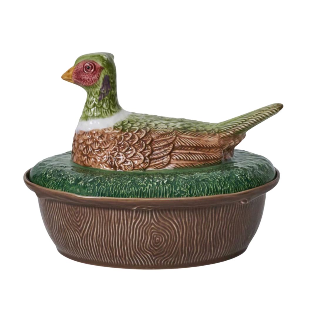 JULISKA Forest Walk Pheasant Bowl / Baker With Lid Default Title