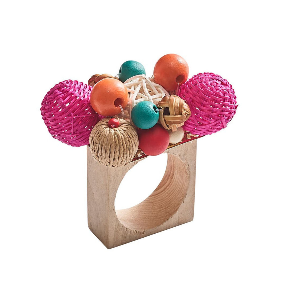 KIM SEYBERT Multi Color Java Napkin Ring Default Title