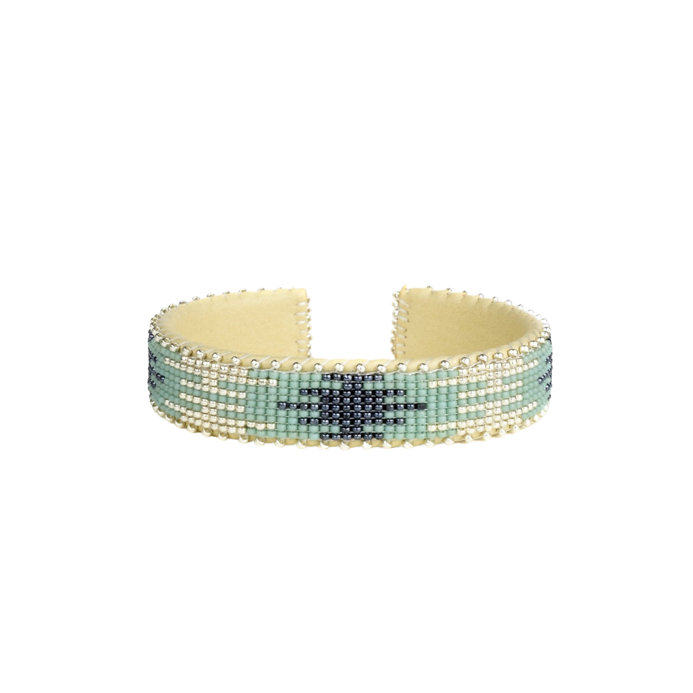 ETKIE Summer Small Glass Bead Cuff Default Title