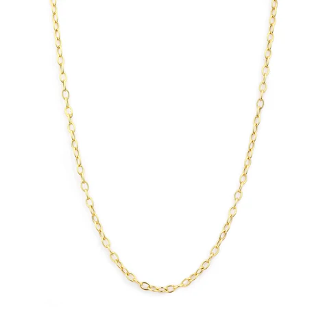 SYNA 18K Yellow Gold Thin Link Chain Default Title