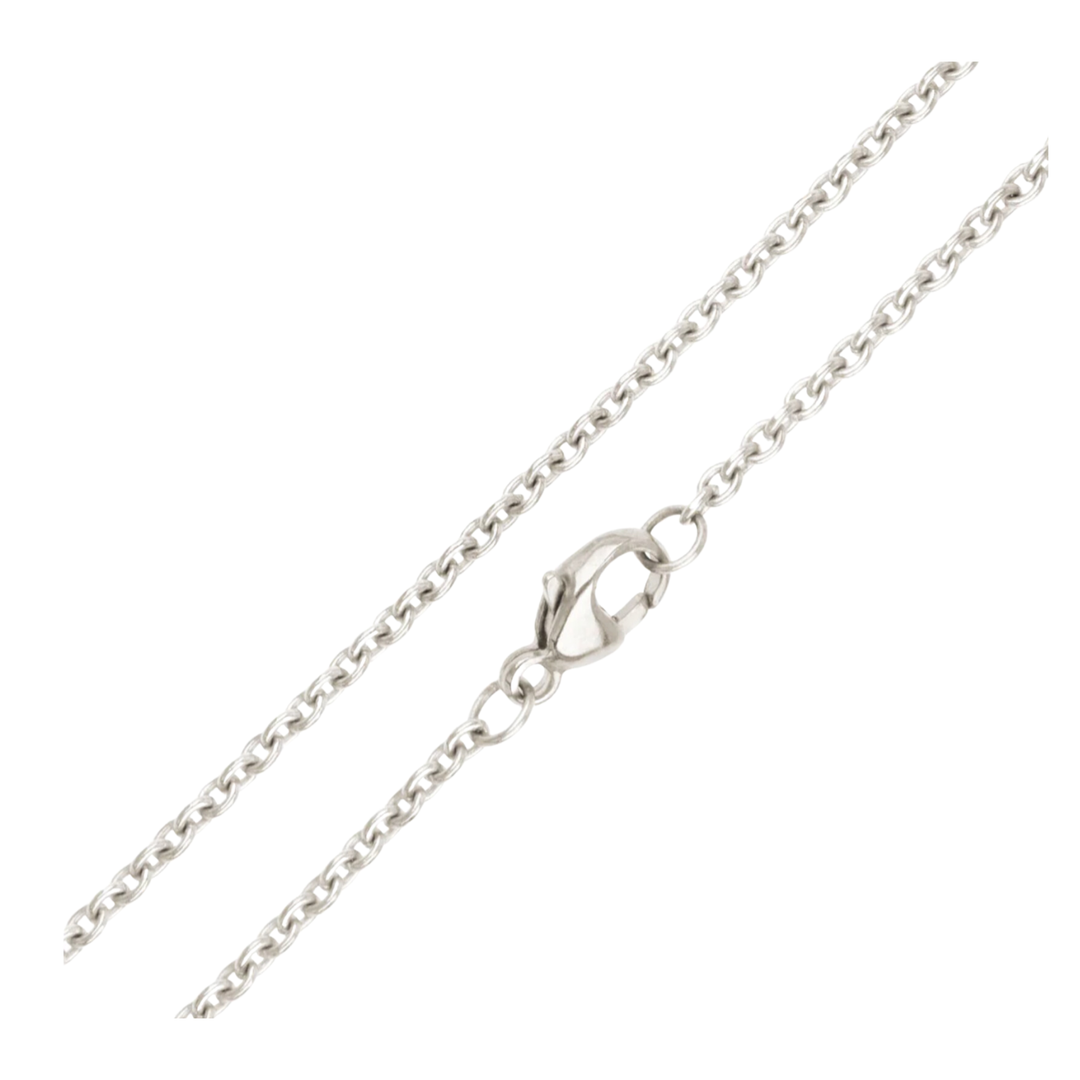 HEATHER B. MOORE 2MM Silver 24" Chain Default Title