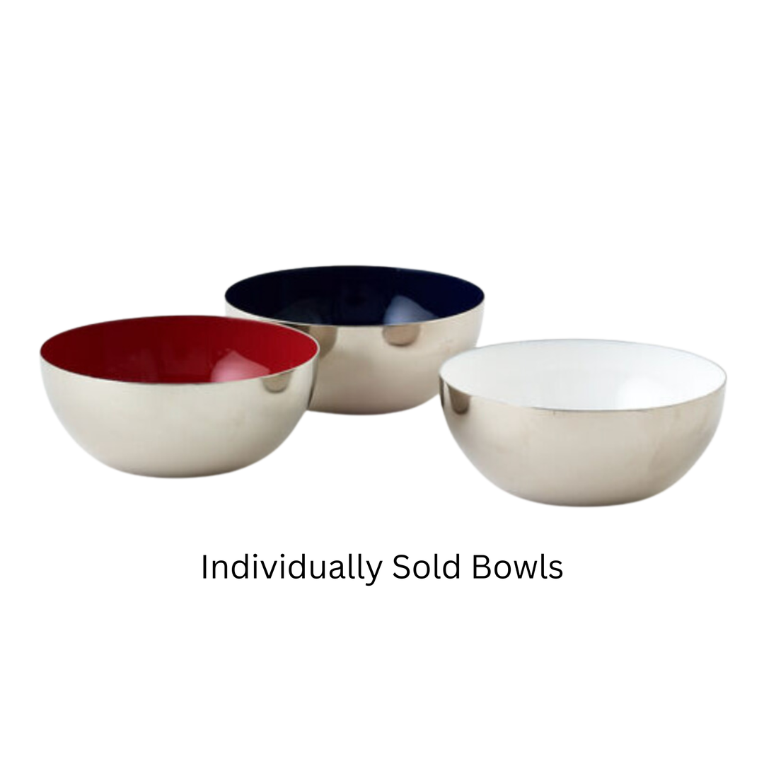 180 DEGREES Individually Sold Stainless Steel Enamel Bowl