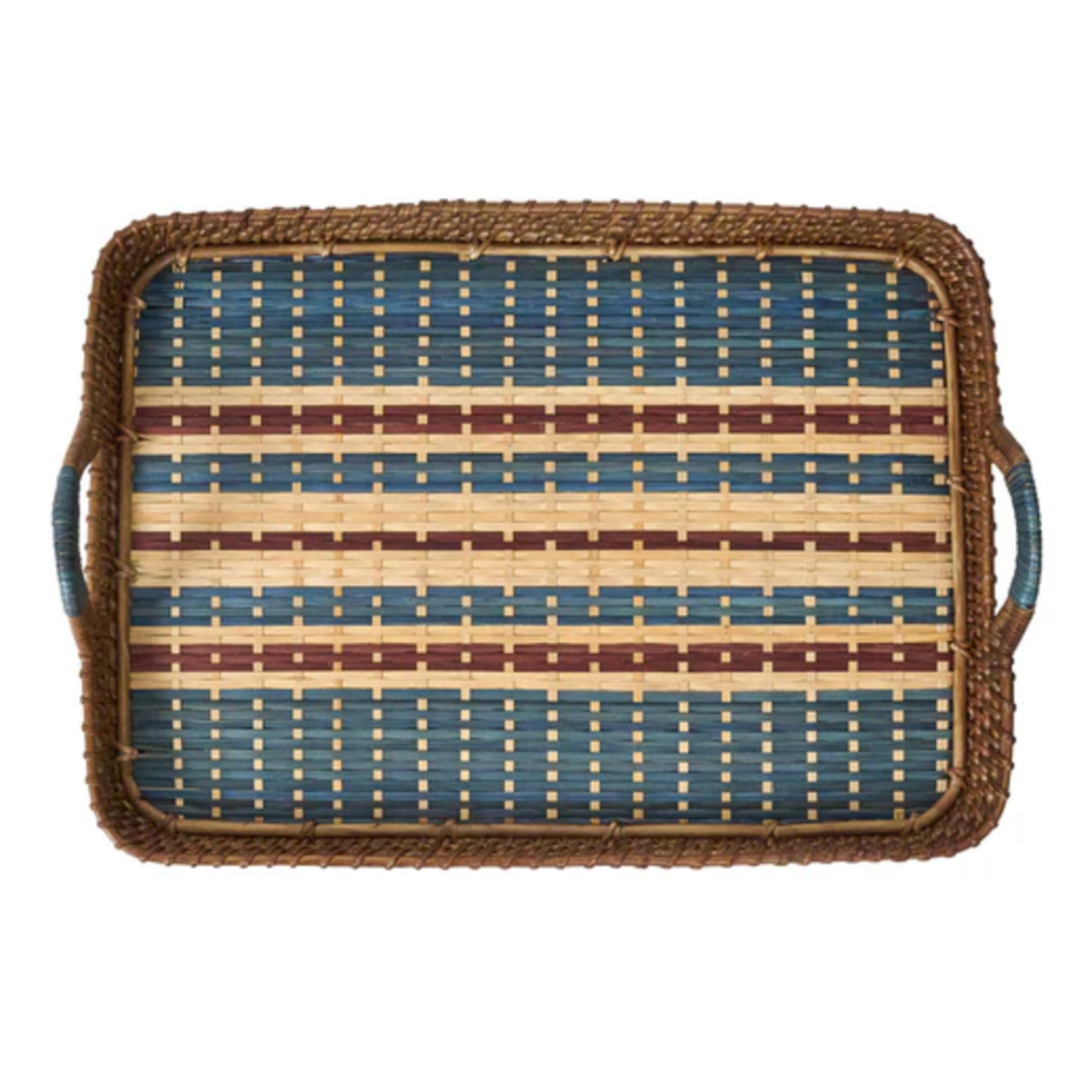Danish Strip Navy Tray