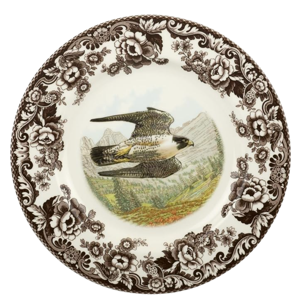 SPODE Birds Of Prey Falcon Dinner Plate Default Title