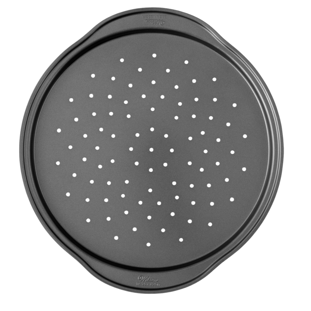 WILTON INDUSTRIES Perfect Results Premium Non-Stick Pizza Crisper Pan Default Title